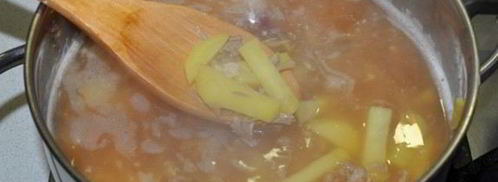 борщ со свекольной ботвой. Шаг 8