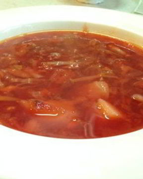 Борщ украинский постный