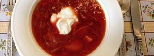 борщ украинский постный. Шаг 12