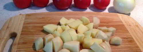 борщ украинский постный. Шаг 4