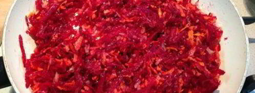 борщ украинский постный. Шаг 8