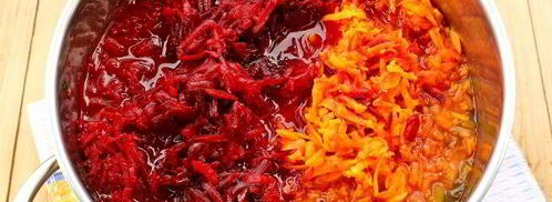 борщевая заправка со свеклой и капустой на зиму. Шаг 11