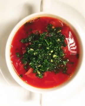 Холодный борщ из свеклы