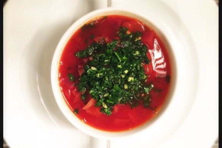 Рецепт холодного борща из свеклы