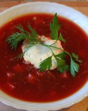 Постный борщ без зажарки в мультиварке