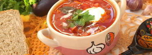 постный борщ с баклажанами. Шаг 6