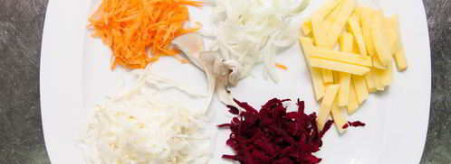 постный борщ с белыми грибами и фасолью. Шаг 4