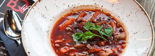 постный борщ с белыми грибами и фасолью. Шаг 11