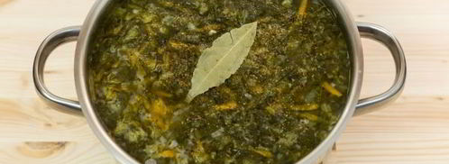 постный зеленый борщ. Шаг 9