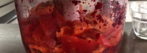 вкусная борщевая заправка на зиму. Шаг 3