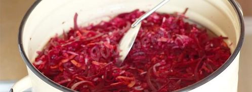 заправка для борща из свеклы. Шаг 4