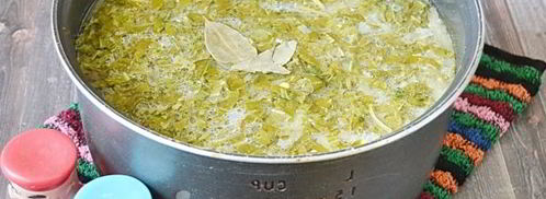 зеленый борщ в мультиварке. Шаг 16