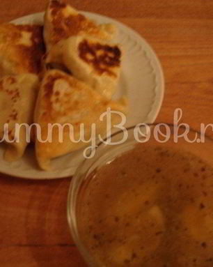 Куриный бульон с креплах