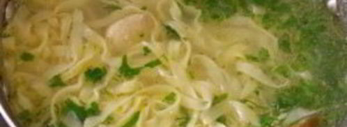 лапша на курином бульоне. Шаг 12