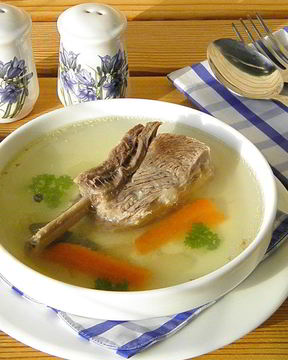 Мясной бульон в мультиварке