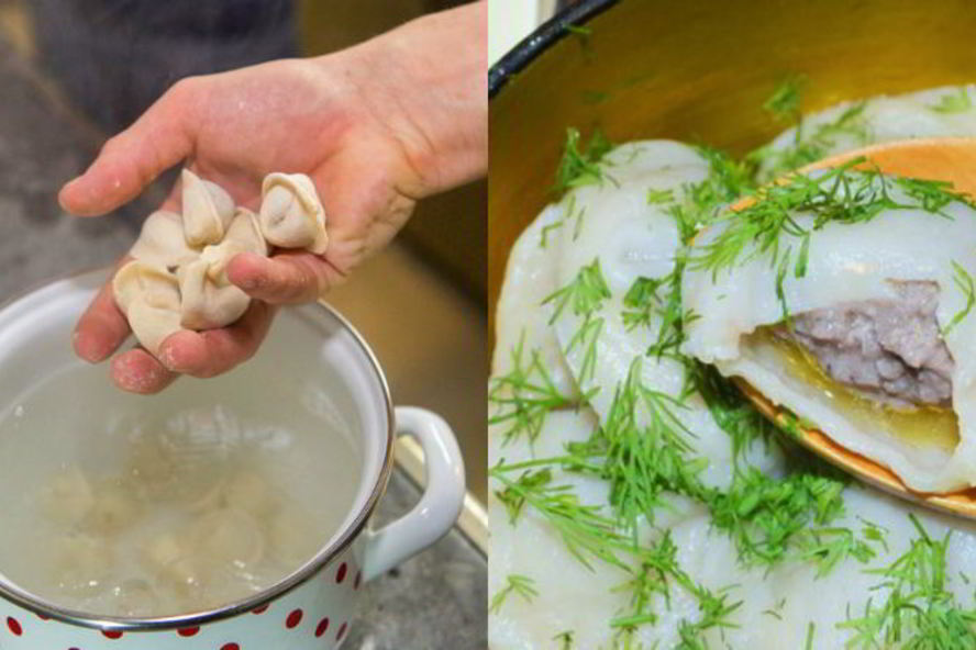 Рецепт пельменей с бульоном