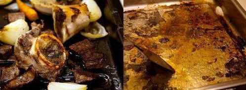 прозрачный говяжий бульон на мясе и костях. Шаг 3