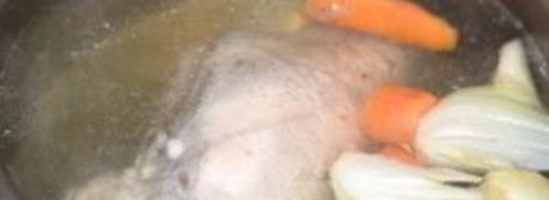 прозрачный куриный бульон. Шаг 6