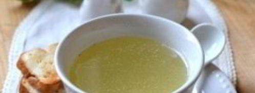 прозрачный куриный бульон. Шаг 8