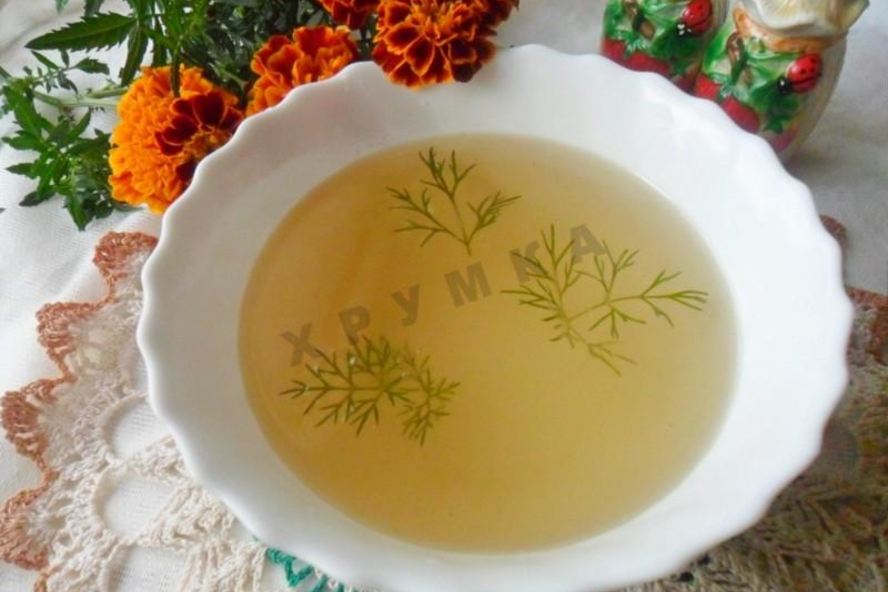 Рецепт прозрачного мясного бульона из свинины