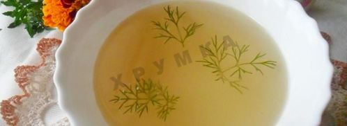 прозрачный мясной бульон из свинины. Шаг 5