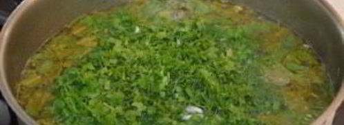 щавелевый суп на мясном бульоне. Шаг 9