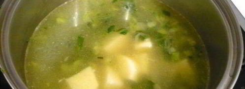 суп на курином бульоне и картофеле. Шаг 3