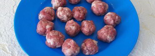 суп с фрикадельками и яйцом на мясном бульоне. Шаг 7