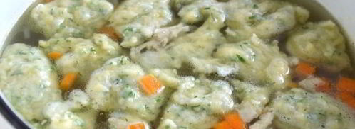 суп с клецками на курином бульоне. Шаг 9