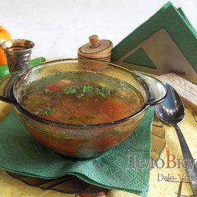 Суп с яйцом