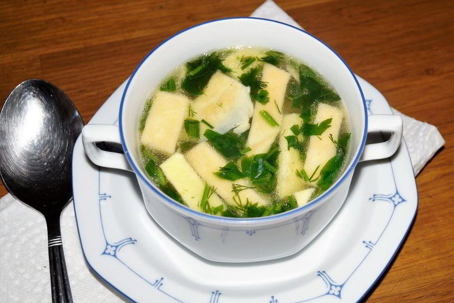 Рецепт яичного супа