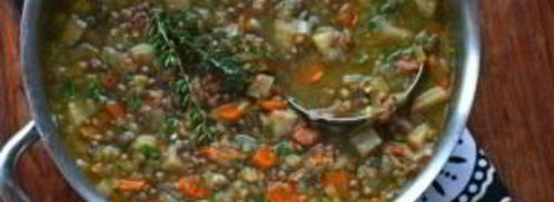 французский суп из чечевицы. Шаг 9