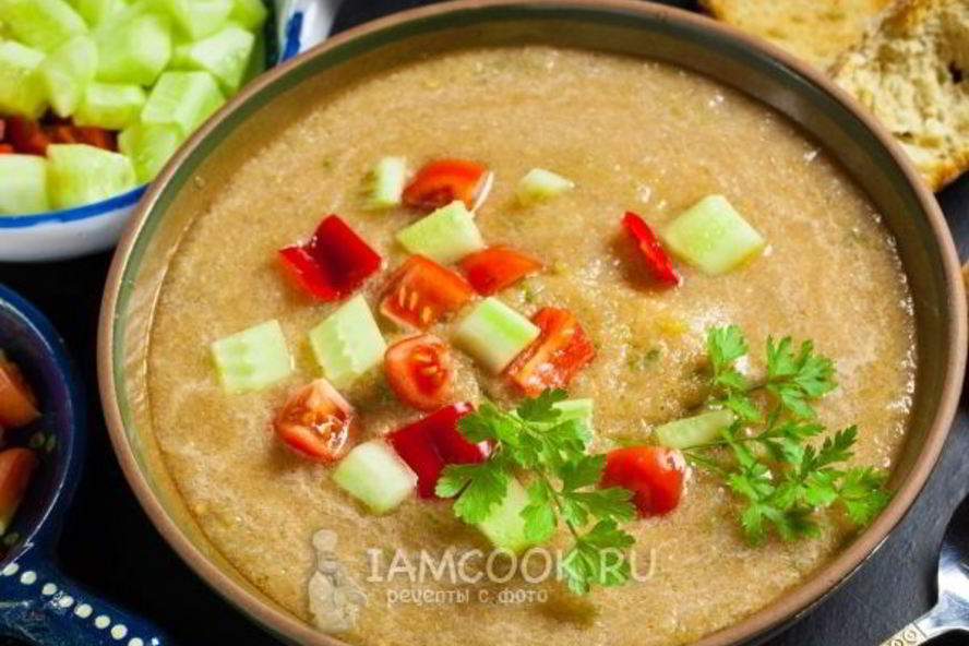 Рецепт андалузского гаспачо