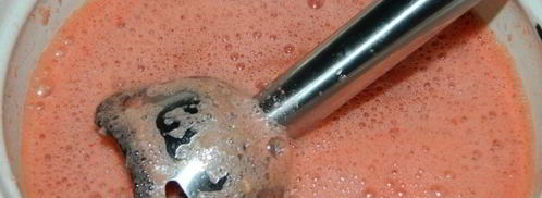 арбузный гаспачо в ледяной тарелке. Шаг 16