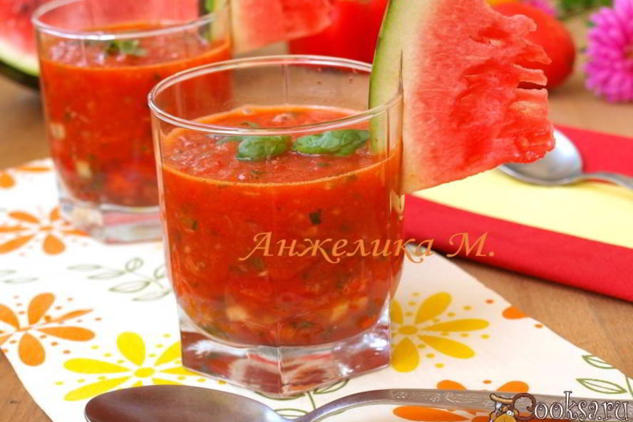 Рецепт гаспачо с арбузом