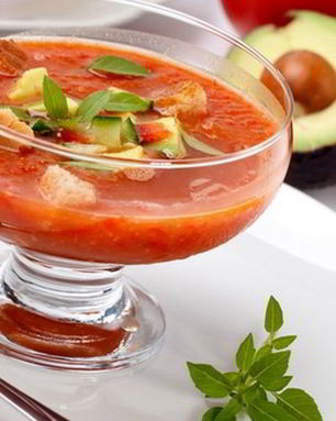 Гаспачо с авокадо