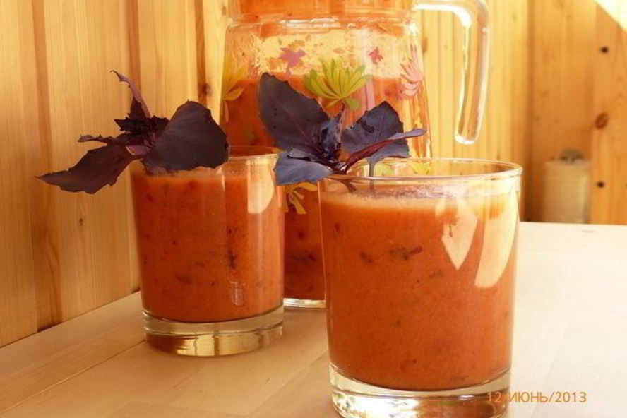 Рецепт гаспачо с черешней