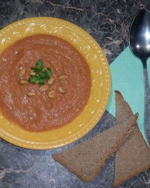 Гаспачо с фундуком