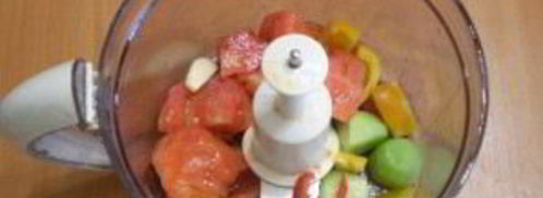 гаспачо сыроедческий. Шаг 5