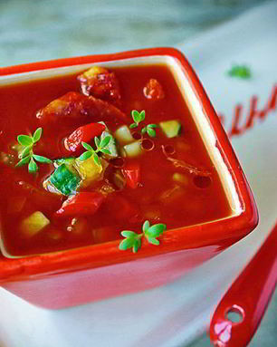 Гаспачо — томатный лед и пламень