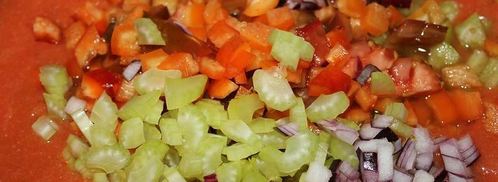 гаспачо томатный. Шаг 21