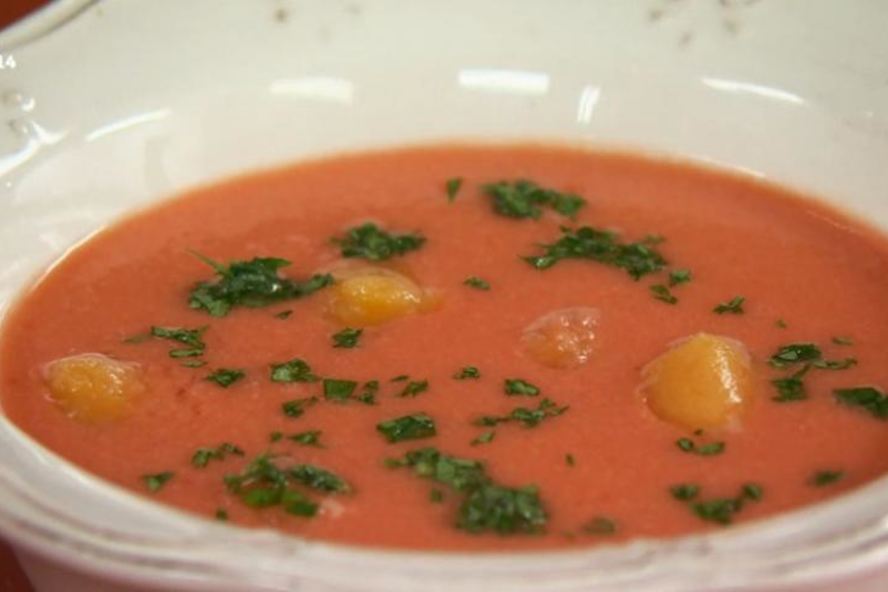 Рецепт супа гаспачо с апельсиновым льдом