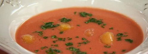 суп гаспачо с апельсиновым льдом. Шаг 7