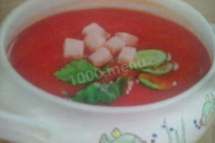 Рецепт томатного супа гаспачо