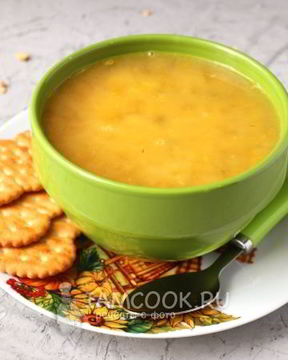 Гороховый суп без мяса