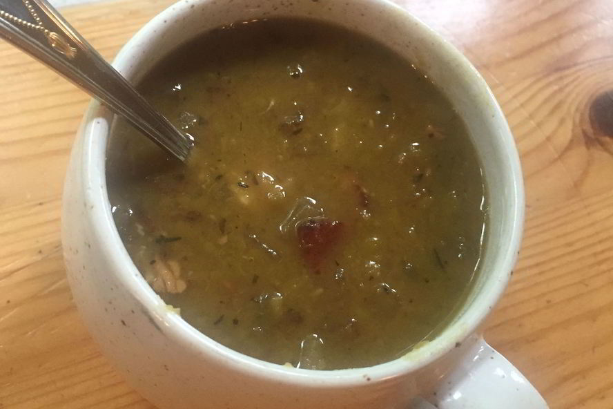 Рецепт горохового супа с беконом