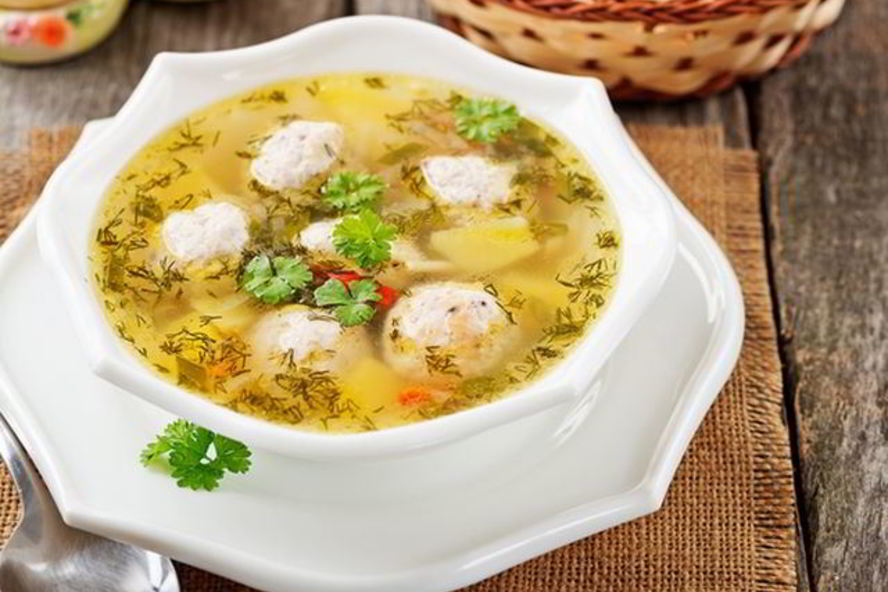 Рецепт горохового супа с фрикадельками в мультиварке