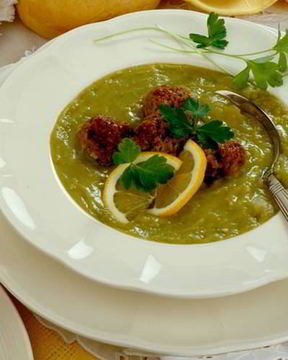 Гороховый суп с фрикадельками