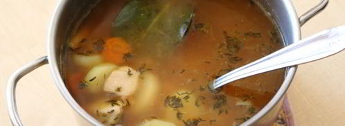 гороховый суп с индейкой. Шаг 17