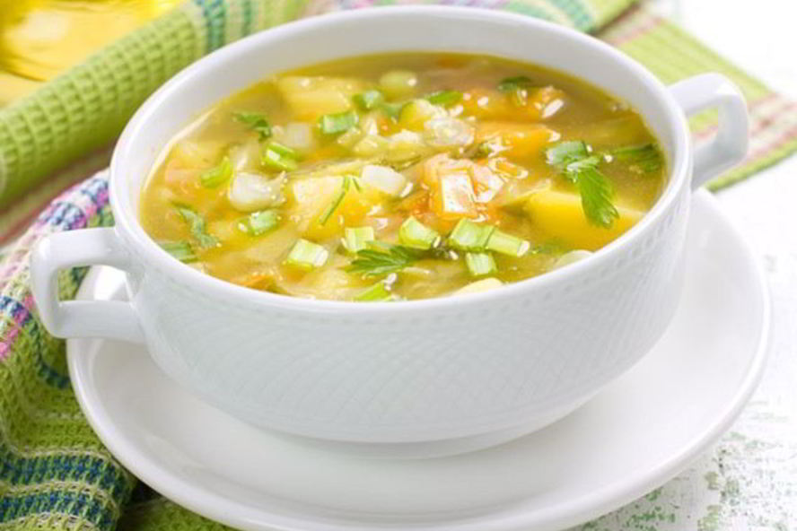 Рецепт горохового супа с картофелем на курином бульоне
